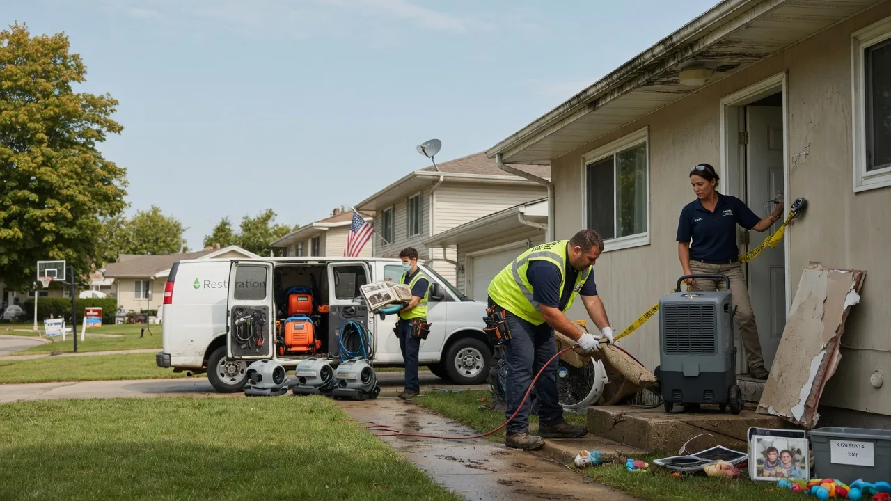 Water Damage Restoration in Wheatland, IA near me